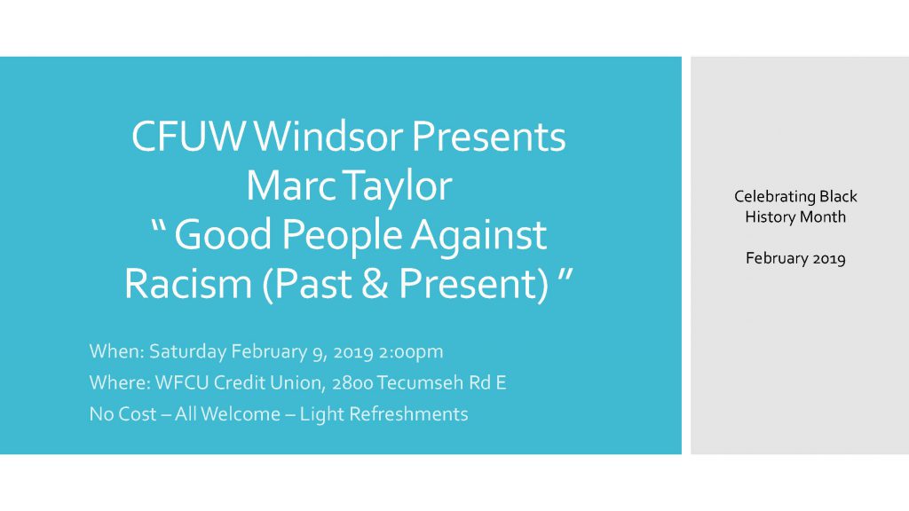 February 2019 - Black History