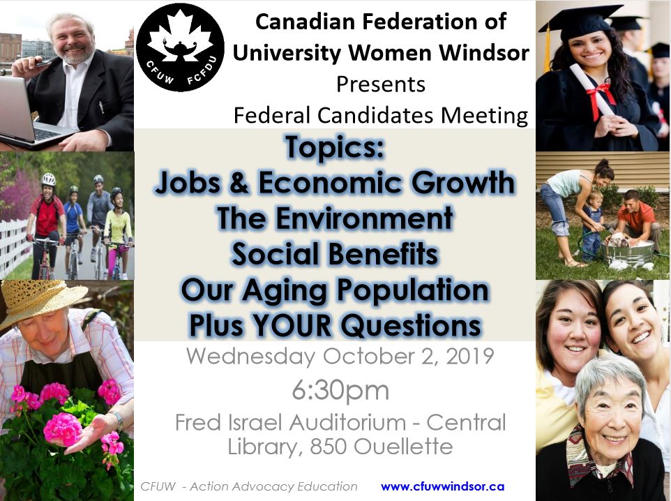 federal candidates meeting poster